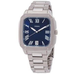 FX04862B NWT Fossil Fashion Men's Quartz Steel Authentic Watch